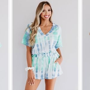 La Miel Tie Dye Shift Tee Shirt